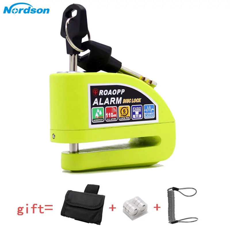 Nordson 110dB Motorcycle Alarm Lock Motorbike Anti-theft Alarm Wheel Disc Brake Security Safety Siren Lock for Harley YAMAHA
Nordson 110dB Motorcycle Alarm Lock Motorbike Anti-theft Alarm Wheel Disc Brake Security Safety Siren Lock for Harley YAMAHA