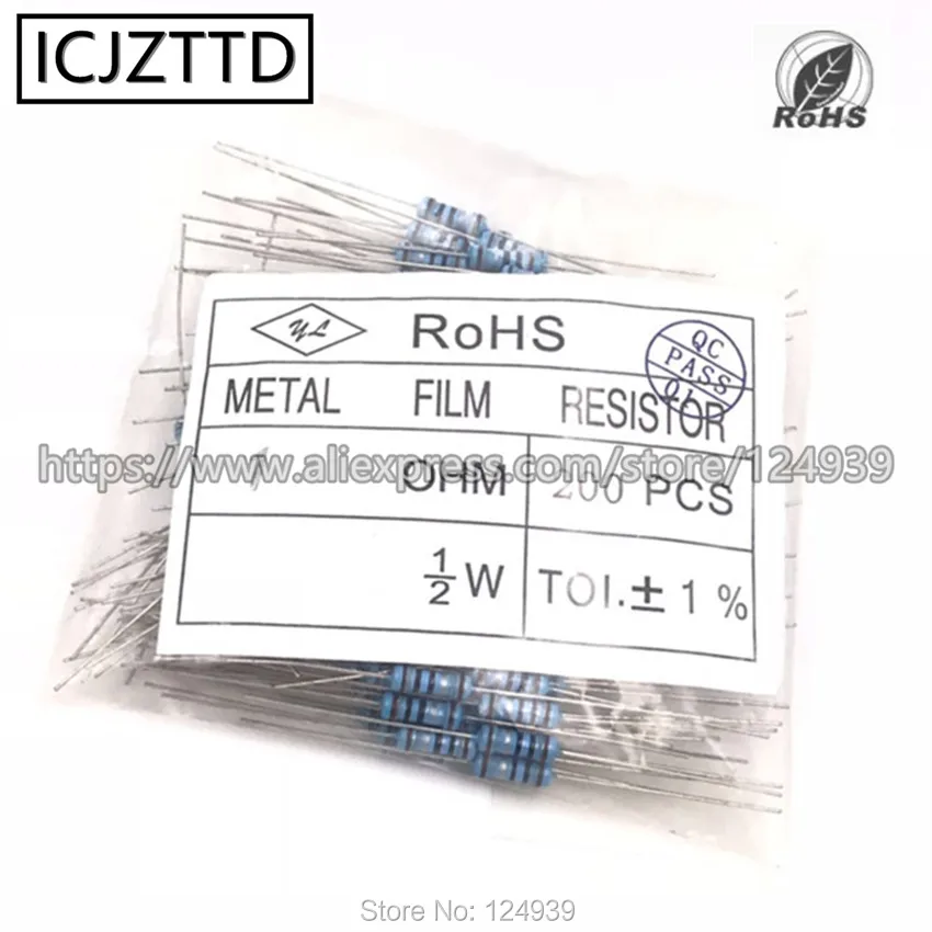 200 шт./пакет 0,5 W 1% 1/2W 1% металлический пленочный резистор 470R 510R 560R 620R 680R 750R 820R 910R 1K 1K0 1,2 K 1,5 K 1,8 K 2K 2K0 2,2 K 2,4 K
200 шт./пакет 0,5 W 1% 1/2W 1% металлический пленочный резистор 470R 510R 560R 620R 680R 750R 820R 910R 1K 1K0 1,2 K 1,5 K 1,8 K 2K 2K0 2,2 K 2,4 K