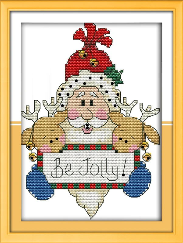 Santa Claus and elk cross stitch kit 14ct 11ct count print canvas stitches embroidery DIY handmade needlework plus
Santa Claus and elk cross stitch kit 14ct 11ct count print canvas stitches embroidery DIY handmade needlework plus