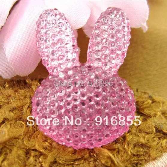 Free shipping! 50pcs/lot 35*25mm light pink long-eared rabbit head shape flatback Resin rhinestone for DIY decoration
Free shipping! 50pcs/lot 35*25mm light pink long-eared rabbit head shape flatback Resin rhinestone for DIY decoration