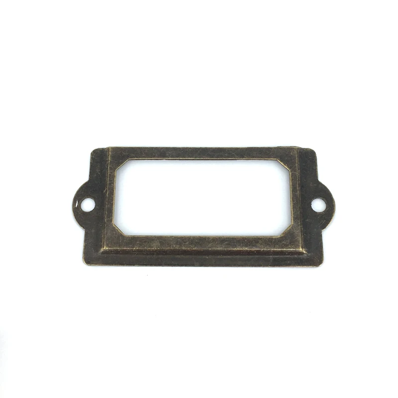 70x33mm Vintage Brass Label Holder Industrial Antique Library Card File Cabinet Name Tag ID Plates Frame Retro Hardware
70x33mm Vintage Brass Label Holder Industrial Antique Library Card File Cabinet Name Tag ID Plates Frame Retro Hardware