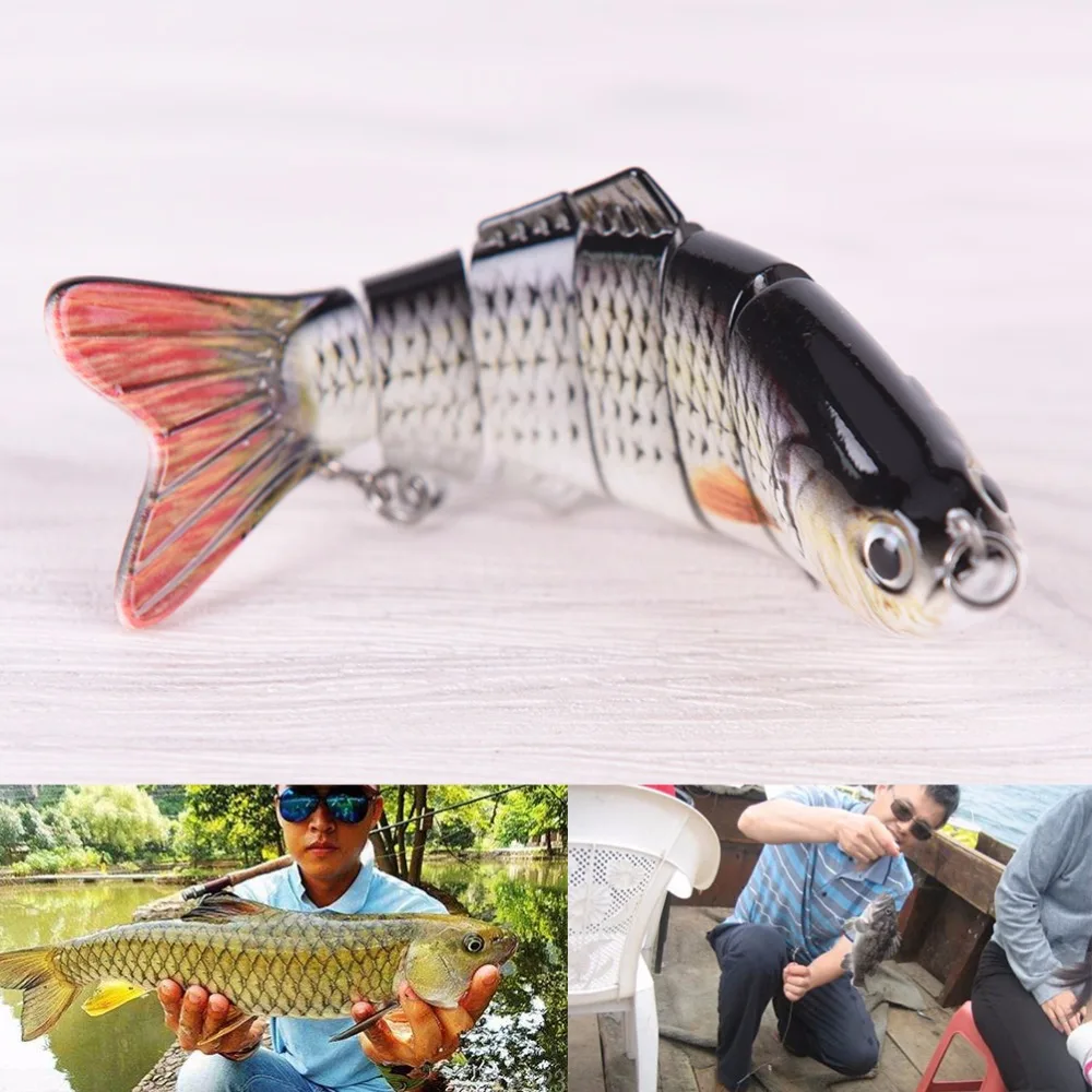Fishing Lure 1PC 100mm 18g Sinking Lure Multi Sections 6 Segments Bionic Jointed Bait Sea Fishing Tackle Hard Lures
Fishing Lure 1PC 100mm 18g Sinking Lure Multi Sections 6 Segments Bionic Jointed Bait Sea Fishing Tackle Hard Lures