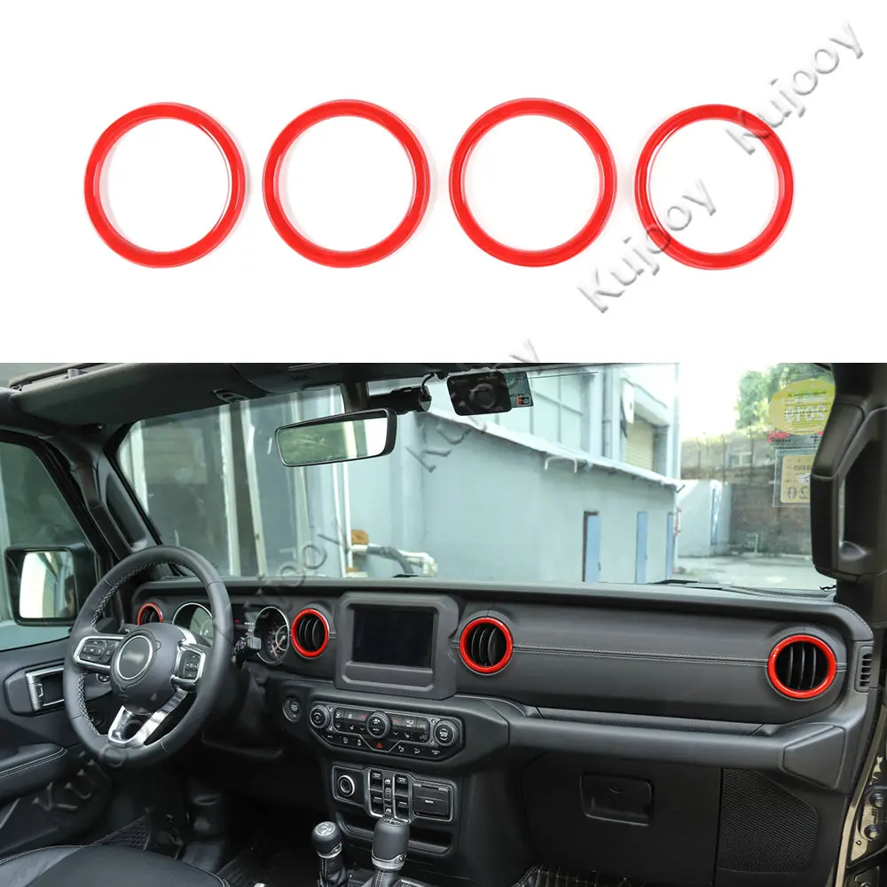For Jeep Wrangler 2018+ JL ABS Dashboard Air Conditioner Air Outlet Vent Frame Decor Cover Trim Car Styling Interior Mouldings
For Jeep Wrangler 2018+ JL ABS Dashboard Air Conditioner Air Outlet Vent Frame Decor Cover Trim Car Styling Interior Mouldings
