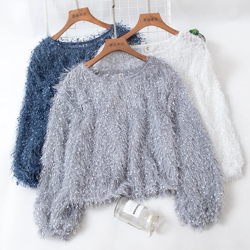 New Spring Autumn Sweet Solid Tassel Knitted Sweaters Women Elegant O-Neck Long Sleeve Pullovers Vintage Loose Short Tops Mw615
New Spring Autumn Sweet Solid Tassel Knitted Sweaters Women Elegant O-Neck Long Sleeve Pullovers Vintage Loose Short Tops Mw615