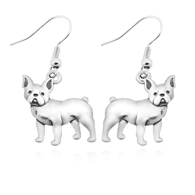 Vintage 3D French Bulldog Pendant Long Earring Boho Brincos Dog Earings Fashion Jewelry Drop Earrings For Women Pendientes
Vintage 3D French Bulldog Pendant Long Earring Boho Brincos Dog Earings Fashion Jewelry Drop Earrings For Women Pendientes