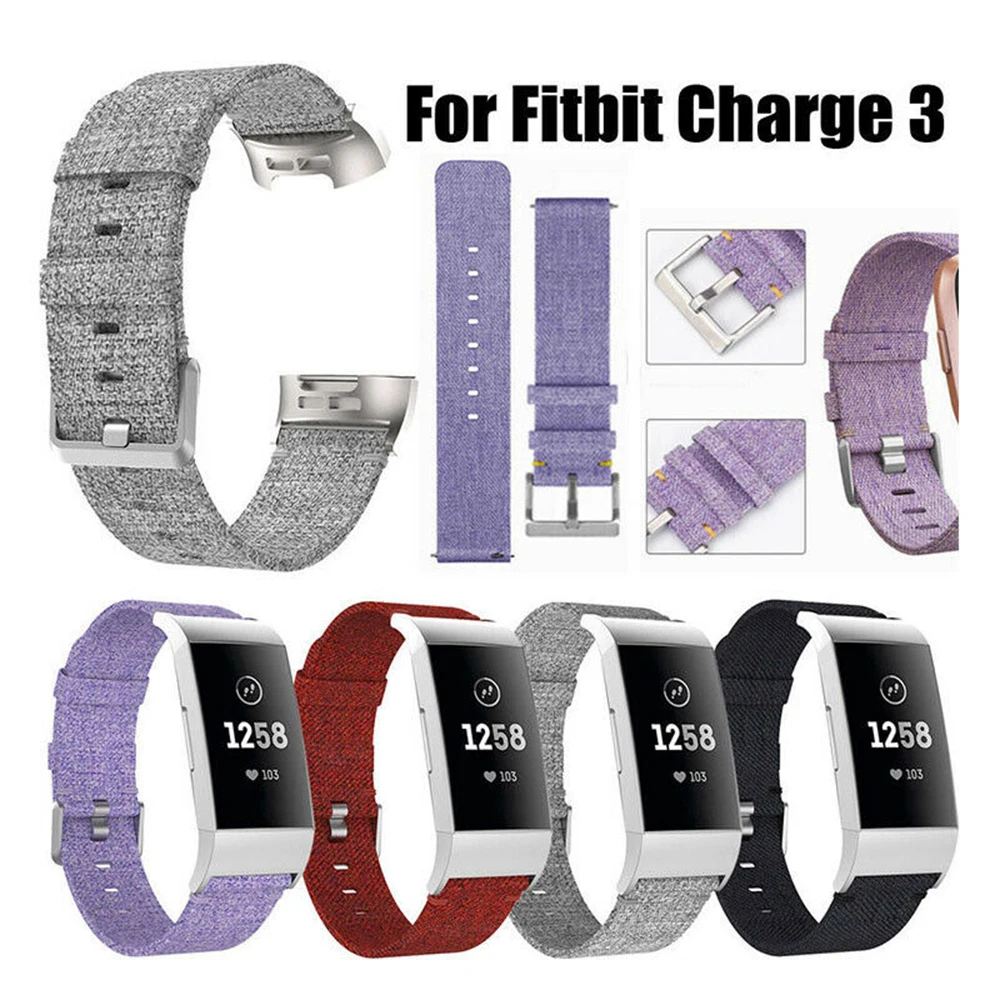 

Replacement Watch strap For Fitbit Charge 3 nylon Watch Band Watchband Accessories for charge3 Watch Strap