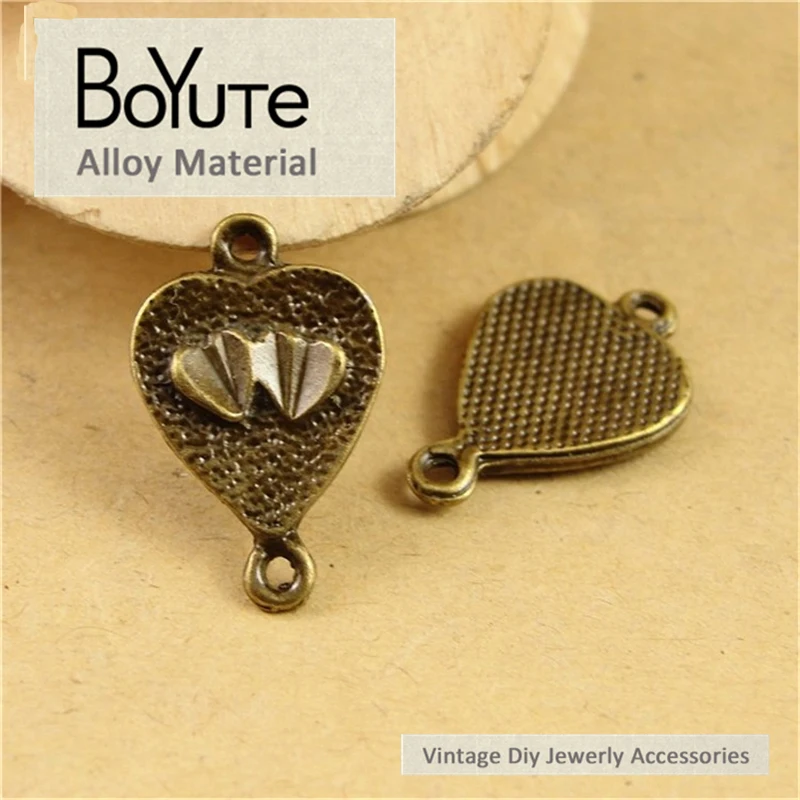 BoYuTe (100 Pieces/Lot) 17*11MM Zinc Alloy Antique Bronze Plated Love Heart Connector Pendant Diy Metal Jewelry Findings
BoYuTe (100 Pieces/Lot) 17*11MM Zinc Alloy Antique Bronze Plated Love Heart Connector Pendant Diy Metal Jewelry Findings