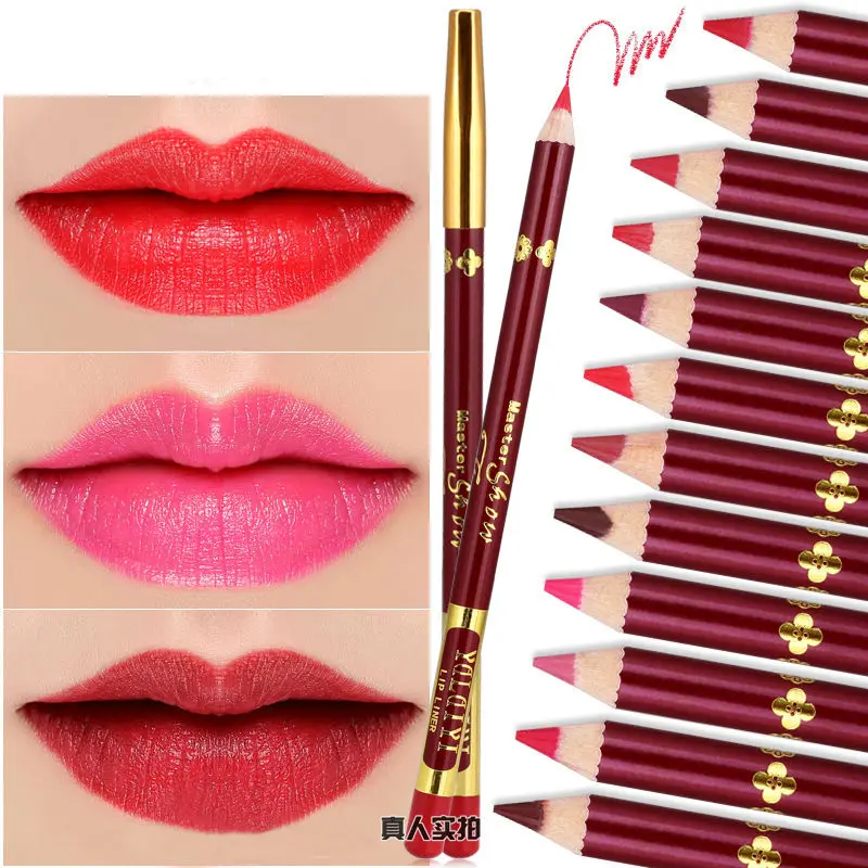 Top quality 12pcs/lot Set Waterproof Lip Liner Pencil Women's Professional Long Lasting Lipliner Lips Makeup Tool 12Color/16.5cm
Top quality 12pcs/lot Set Waterproof Lip Liner Pencil Women's Professional Long Lasting Lipliner Lips Makeup Tool 12Color/16.5cm