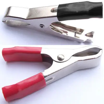 10 шт. 30A Аккумулятор Зажим Испытания Крокодил зажим 75 мм|clamps photo|clamp ferruleclamp band |