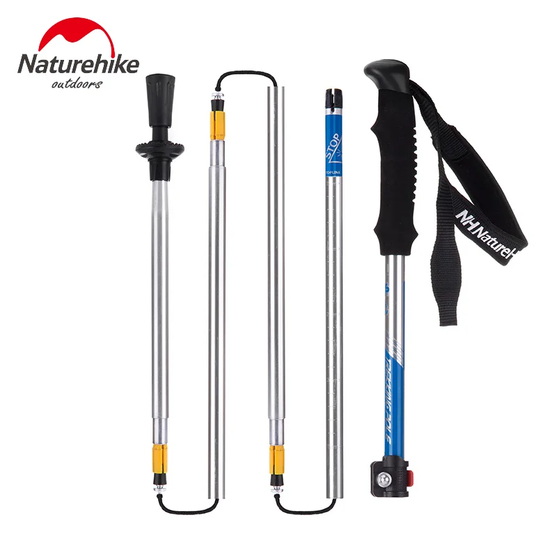 

NatureHike ultrashort Walking Stick Hiking Ultralight Canes Adjustable Aluminum Folding Cane NH Portable Walking Sticks