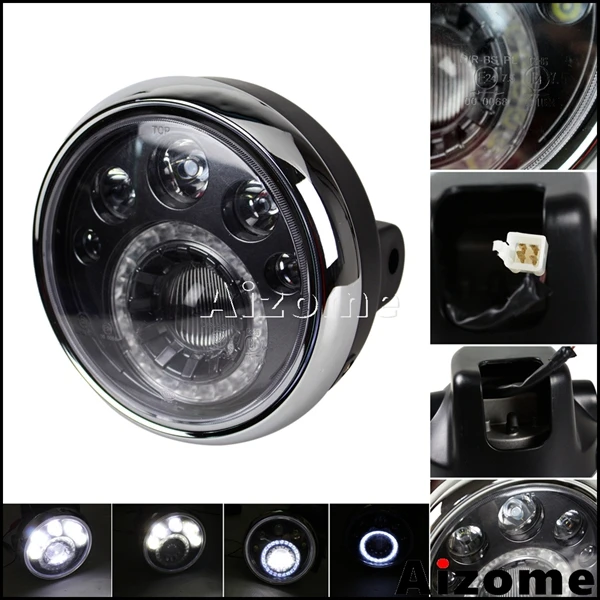 Universal Motorcycle LED Headlight For Harley Softail Dyna Chopper Cafe Racer Streetbikes Moto Round Hi/Lo Beam 7inch Head Light
Universal Motorcycle LED Headlight For Harley Softail Dyna Chopper Cafe Racer Streetbikes Moto Round Hi/Lo Beam 7inch Head Light