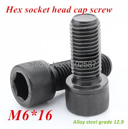 200 шт. M6 * 16 Шестигранная головка, колпачок, винт, черный 12,9 класс, метрический болт с шестигранной головкой, m6x16мм
200 шт. M6 * 16 Шестигранная головка, колпачок, винт, черный 12,9 класс, метрический болт с шестигранной головкой, m6x16мм