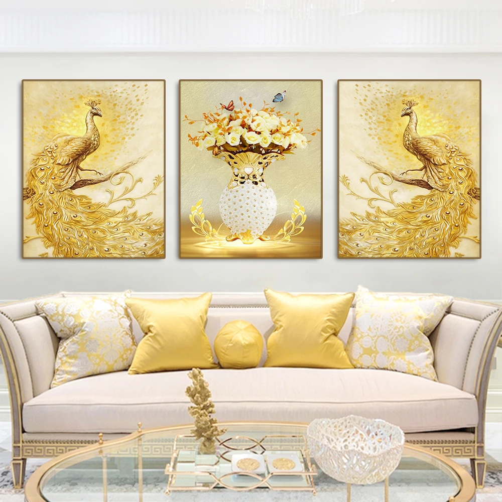 Laeacco Modular Wall Pictures Golden Animals Modern Canvas Painting For Living Room Pictures Nordic Prints Wall Art No Frame
Laeacco Modular Wall Pictures Golden Animals Modern Canvas Painting For Living Room Pictures Nordic Prints Wall Art No Frame