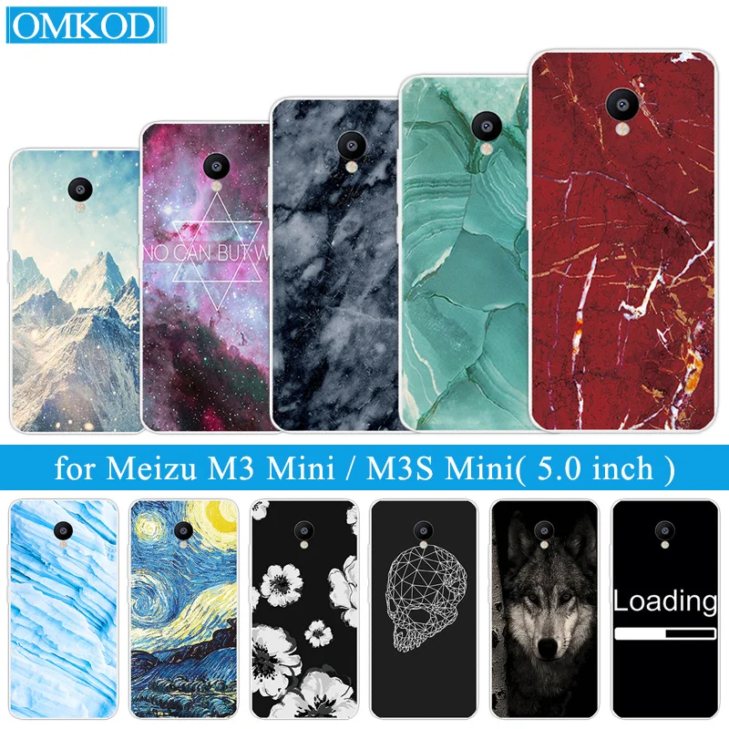 Для Meizu M3/M3S Mini чехол для M3 тонкий мраморный прозрачный ТПУ силиконовый мягкий M3S