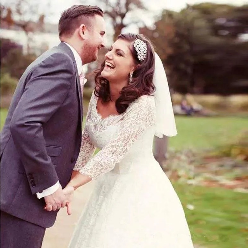 Vintage Tea Length Country Wedding Dresses with Long Sleeves 2021 A Line Lace v-neck Short Garden Beach Bridal Wedding Gowns
Vintage Tea Length Country Wedding Dresses with Long Sleeves 2021 A Line Lace v-neck Short Garden Beach Bridal Wedding Gowns