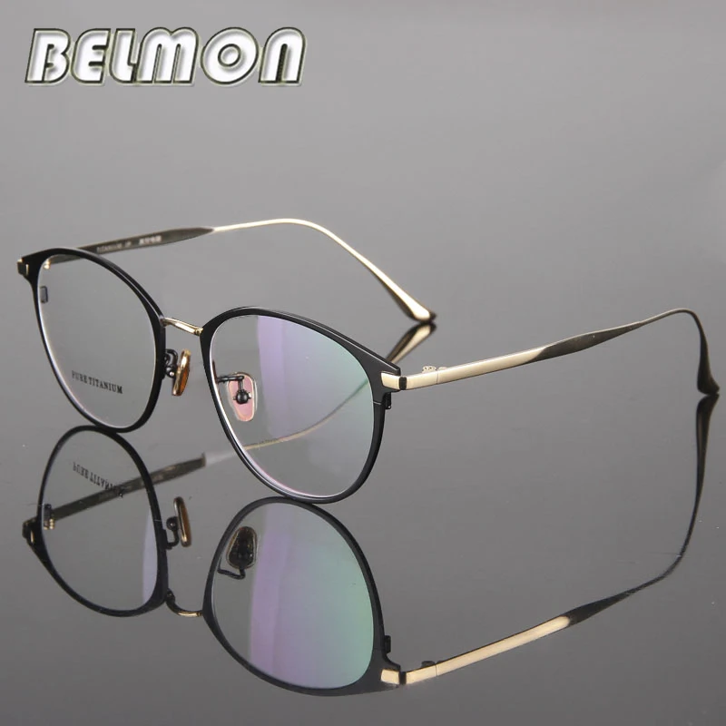 Pure Titanium Spectacle Frame Women Vintage Eyeglasses Men Computer Optical Retro Eye Glasses For Female Male Clear Lens RS321
Pure Titanium Spectacle Frame Women Vintage Eyeglasses Men Computer Optical Retro Eye Glasses For Female Male Clear Lens RS321