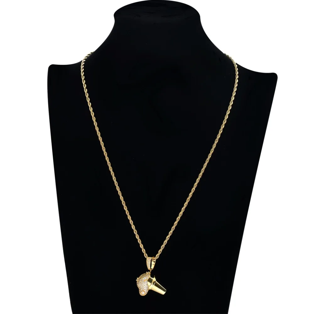 TOPHIPHOP Bling Ice Cream Pendant Ice Out Micro-Paved Cubic Zircon Necklace Rope Chain Gold Silver Men is Hip-Hop Jewelry Gift
TOPHIPHOP Bling Ice Cream Pendant Ice Out Micro-Paved Cubic Zircon Necklace Rope Chain Gold Silver Men is Hip-Hop Jewelry Gift