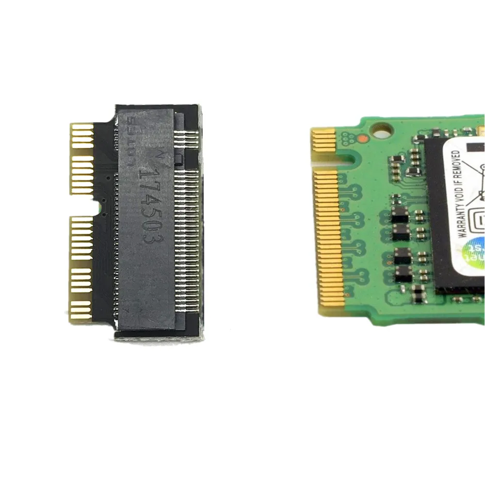 Адаптер M key M.2 SSD для MACBOOK Air A1465, A1466 Pro, A1398, A1502 2013, 2014, 2015
Адаптер M key M.2 SSD для MACBOOK Air A1465, A1466 Pro, A1398, A1502 2013, 2014, 2015