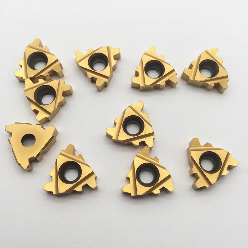 10pcs 22ER5.0TR SMX30 Carbide Insert For Threading Turning Tool Boring BAR TR5.0 tools blade High cost performance
10pcs 22ER5.0TR SMX30 Carbide Insert For Threading Turning Tool Boring BAR TR5.0 tools blade High cost performance