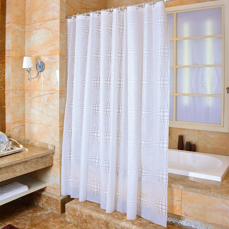 New Bathroom Shower Curtain White Ball PEVA Toilet Partition Curtain Waterproof Mouldproof Thickening
New Bathroom Shower Curtain White Ball PEVA Toilet Partition Curtain Waterproof Mouldproof Thickening