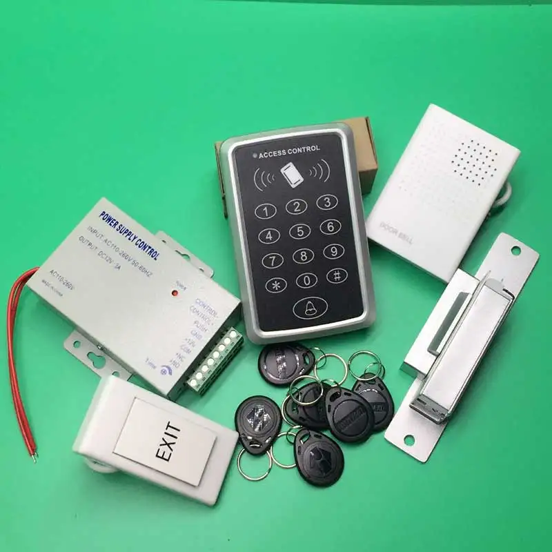 Полный комплект Rfid-карт для дверей, 125 кГц, комплект системы безопасности дверей с электрическим блокировочным замком
Полный комплект Rfid-карт для дверей, 125 кГц, комплект системы безопасности дверей с электрическим блокировочным замком