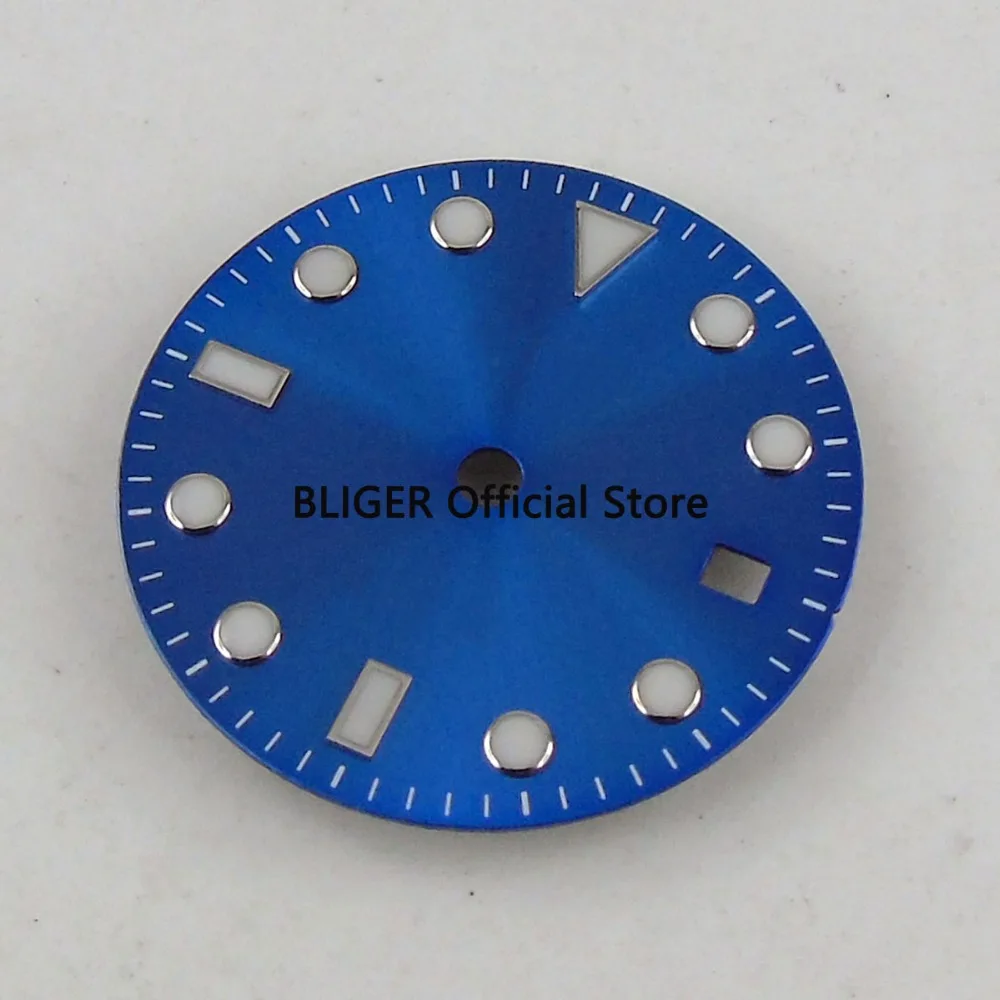 BLIGER 28.5mm Blue Sterile Dial Luminous Marks Date Window Watch Dial Fit For MIYOTA 8215 Mingzhu 2813 3804 Movement D124
BLIGER 28.5mm Blue Sterile Dial Luminous Marks Date Window Watch Dial Fit For MIYOTA 8215 Mingzhu 2813 3804 Movement D124