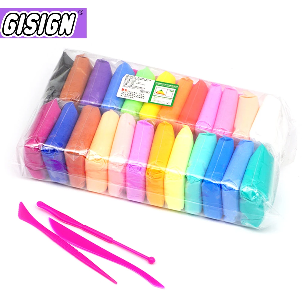 24 Color Polymer Clay Light Set Fluffy Slime Air Dry Clay DIY Modelling Soft Cotton Charms Slime Supplies Antistress Kids Toys
24 Color Polymer Clay Light Set Fluffy Slime Air Dry Clay DIY Modelling Soft Cotton Charms Slime Supplies Antistress Kids Toys