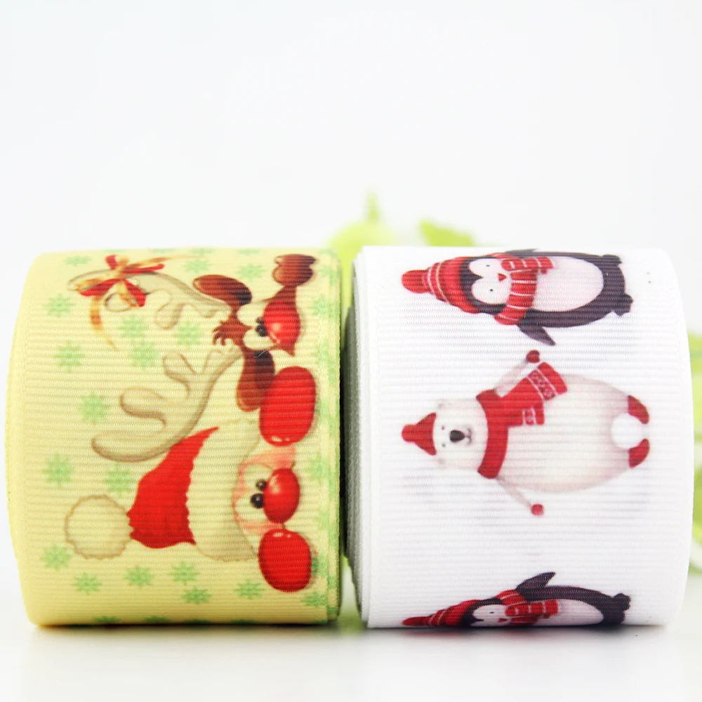 25 yards cartoon printed grosgrain ribbon christmas decorations for home gift wrapping diy fabric polyester webbing
25 yards cartoon printed grosgrain ribbon christmas decorations for home gift wrapping diy fabric polyester webbing