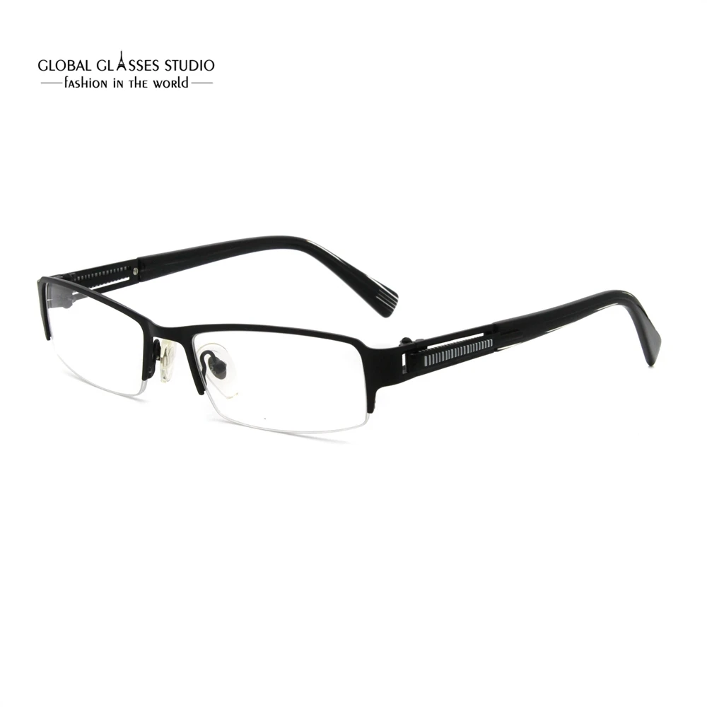 Fashion Men Stainless Steel Optical Frame Eyewear Glasses Half-Frame light Black Eyeglasses Myopia lens Available LX-PA716-C94
Fashion Men Stainless Steel Optical Frame Eyewear Glasses Half-Frame light Black Eyeglasses Myopia lens Available LX-PA716-C94