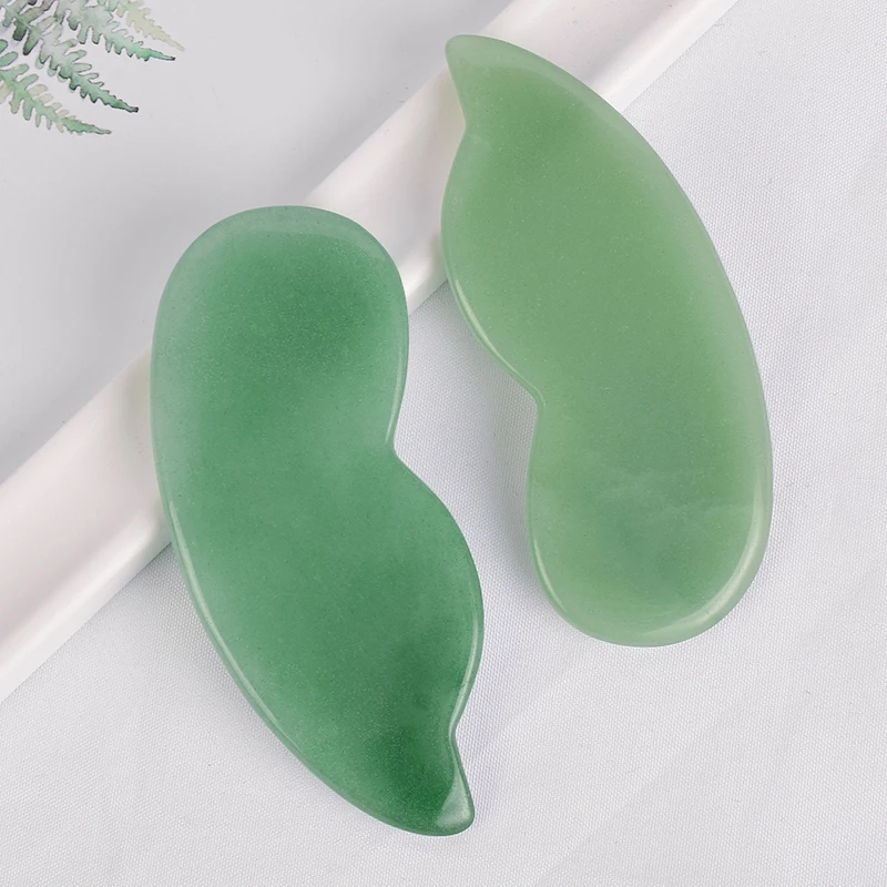 2pcs Guasha Scraper Natural Green Aventurine China Acupuncture Massage Tool Body Face foot Massager SPA Therapy Skin Health Care
2pcs Guasha Scraper Natural Green Aventurine China Acupuncture Massage Tool Body Face foot Massager SPA Therapy Skin Health Care