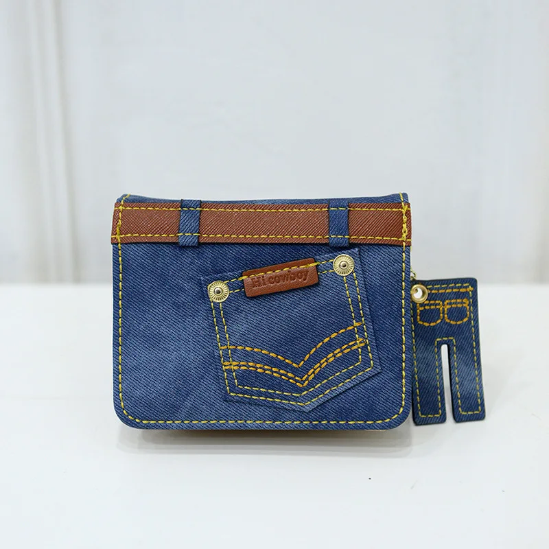 Sendefn Fashion INS Hot Denim Composite Bag Long Girl Purse Change Bag Creative Art Personality New Jeans Zipper Purse
Sendefn Fashion INS Hot Denim Composite Bag Long Girl Purse Change Bag Creative Art Personality New Jeans Zipper Purse