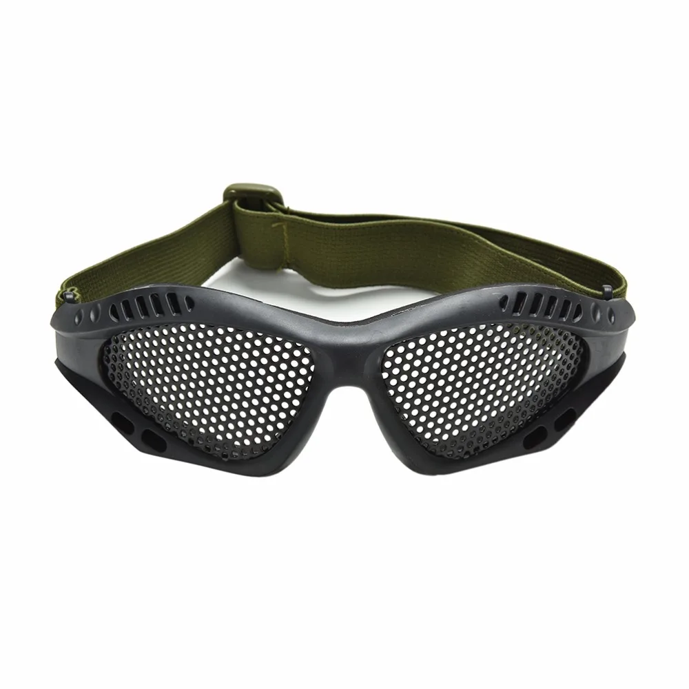 Outdoor Paintball Goggle Hunting Airsoft Net Eyewear Tactical Eyes Protection Eyeglasses Sport Metal Mesh Glasses
Outdoor Paintball Goggle Hunting Airsoft Net Eyewear Tactical Eyes Protection Eyeglasses Sport Metal Mesh Glasses