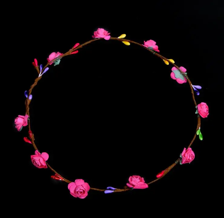 Led Flower Wreath Headband Crown Festival Floral Garland Bohemia for Park Wedding Headdress Glow Hair Band Hen Party favor Decor
Led Flower Wreath Headband Crown Festival Floral Garland Bohemia for Park Wedding Headdress Glow Hair Band Hen Party favor Decor