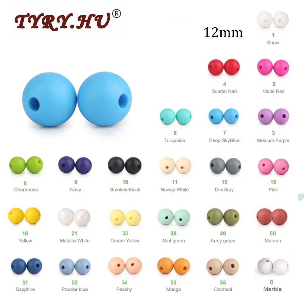 200pc 12mm Food Grade Silicone Beads BPA Free Baby Teether AccessoriesDIY Trendy Teething Necklace for New Mom's Feeding Gifts
200pc 12mm Food Grade Silicone Beads BPA Free Baby Teether AccessoriesDIY Trendy Teething Necklace for New Mom's Feeding Gifts