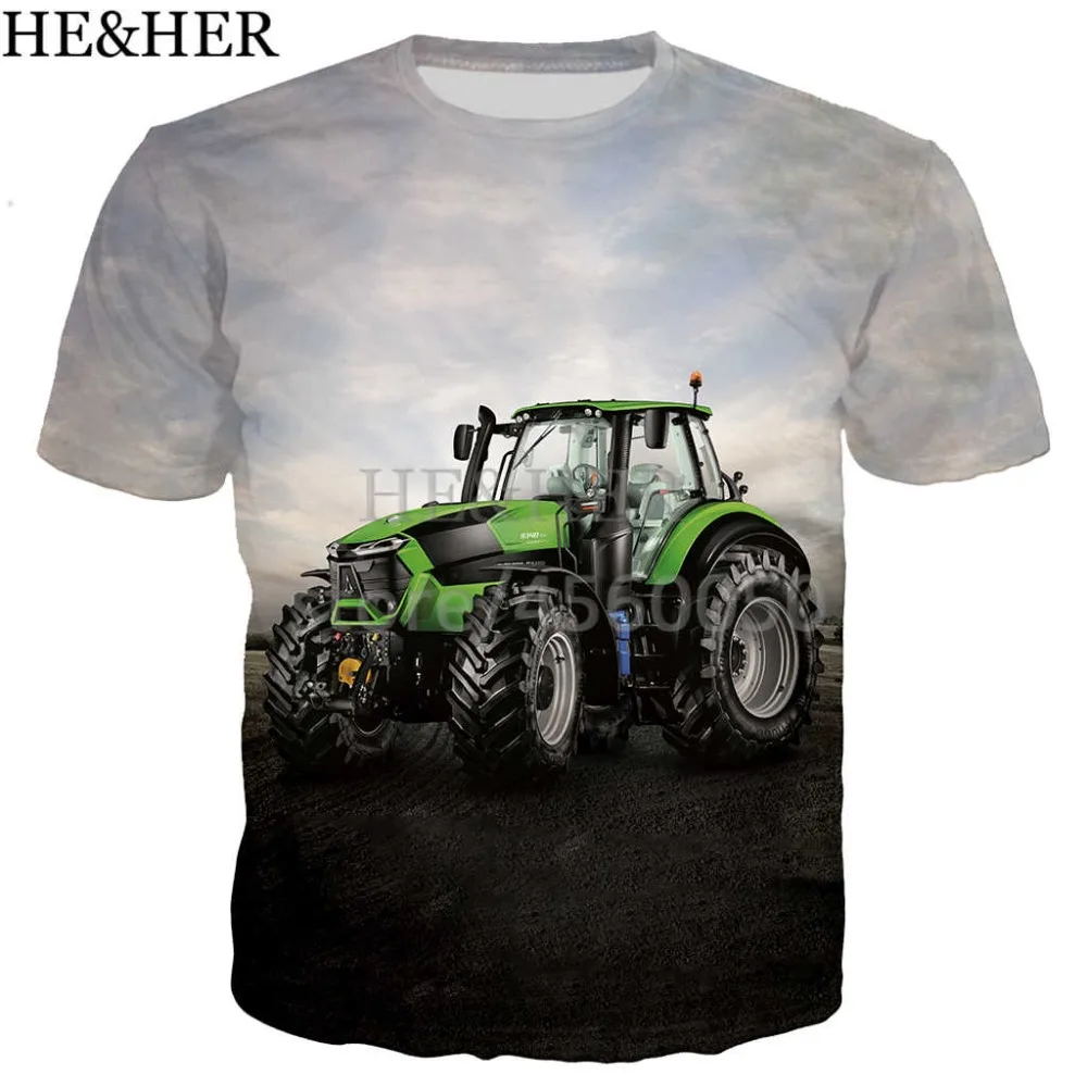 Latest design men t shirt women cool The tractor 3D print t-shirts Harajuku style tshirt streetwear summer tops
Latest design men t shirt women cool The tractor 3D print t-shirts Harajuku style tshirt streetwear summer tops