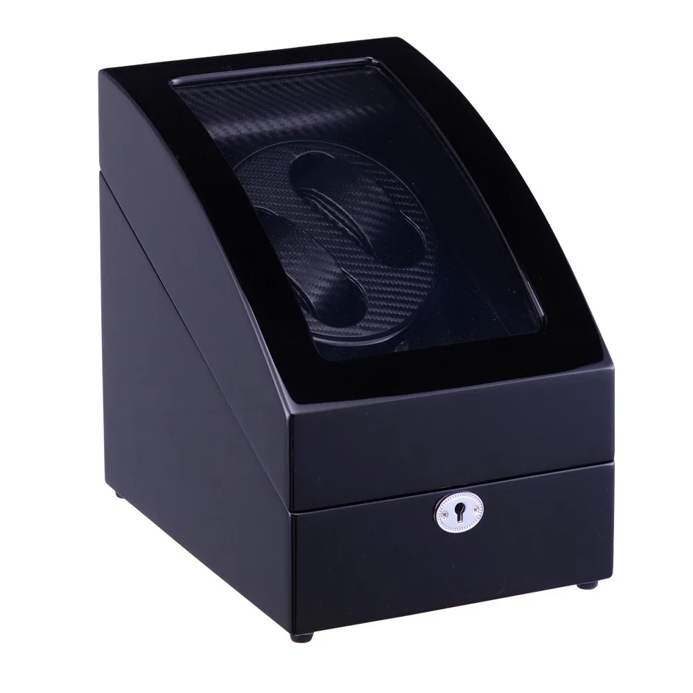 Watch Winder ,LT Wooden Automatic Rotation 2+3 Storage Case Display Box (Outside is black Inside is carbon)2019 New style A
Watch Winder ,LT Wooden Automatic Rotation 2+3 Storage Case Display Box (Outside is black Inside is carbon)2019 New style A