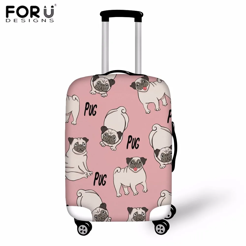FORUDESIGNS Cover for Luggage Pug Dog Print Suitcase Protective Cover for Women Pink Trolley Case Cover 18-30 Inch Case Cover
FORUDESIGNS Cover for Luggage Pug Dog Print Suitcase Protective Cover for Women Pink Trolley Case Cover 18-30 Inch Case Cover
