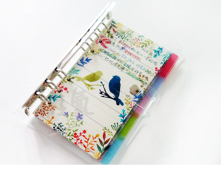 2018 A6 A7 PVC Spiral Agenda Journal Notebook Accessory Sheet Shell School DIY Transparent 6 Holes Binder Diary Planner Cover
2018 A6 A7 PVC Spiral Agenda Journal Notebook Accessory Sheet Shell School DIY Transparent 6 Holes Binder Diary Planner Cover