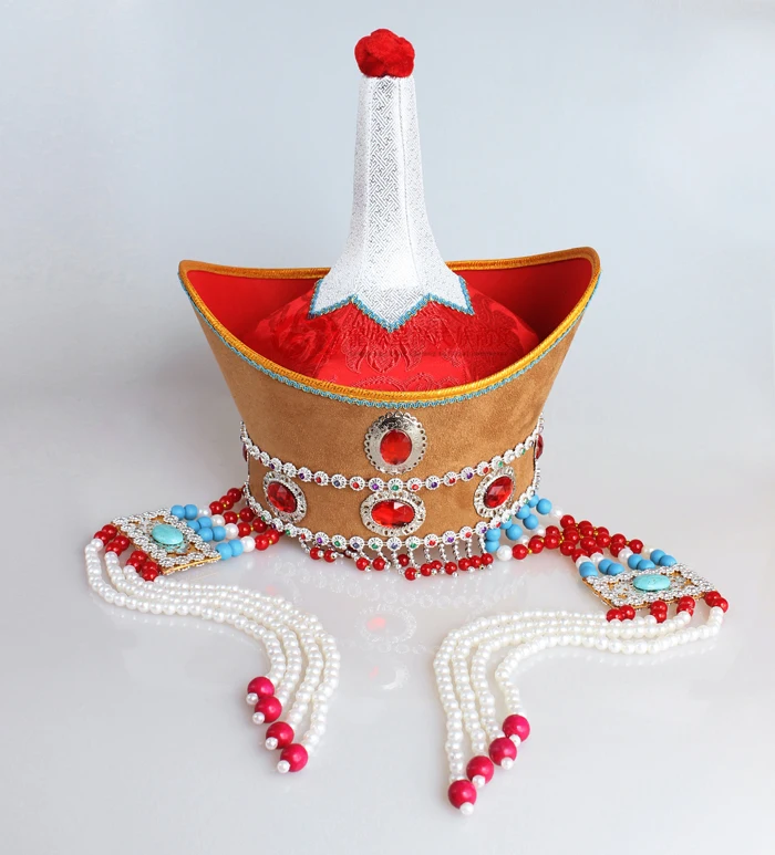 Mongolia Unique Headwear Female Hat Mongolian Royal Headwear High-crowned Lady Hat Adult National Dance Performance Hat Red
Mongolia Unique Headwear Female Hat Mongolian Royal Headwear High-crowned Lady Hat Adult National Dance Performance Hat Red