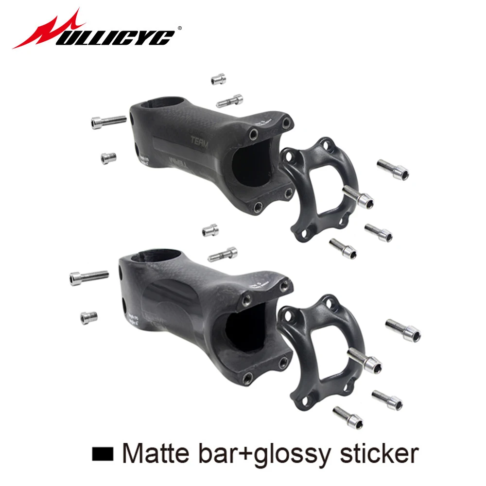 ULLICYC 6/ 17 Degrees Mountain bike Matte 3K Full Carbon Fibre Bicycle Stems Road 31.8*80-120mm Light MTB Parts LGC56
ULLICYC 6/ 17 Degrees Mountain bike Matte 3K Full Carbon Fibre Bicycle Stems Road 31.8*80-120mm Light MTB Parts LGC56