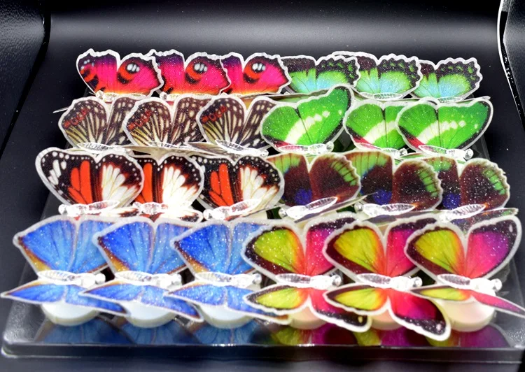 Wholesale 48pcs/lot New Colorful 3D Butterfly LED Flash Lights Luminous Toy for Kid Gift
Wholesale 48pcs/lot New Colorful 3D Butterfly LED Flash Lights Luminous Toy for Kid Gift