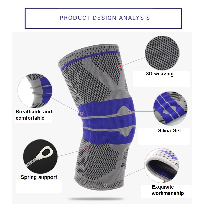 Hot Sale Elastic Knee Support Brace Kneepads Patella Meniscus Protection Knee Pads Basketball Volleyball Safety Guard Protector
Hot Sale Elastic Knee Support Brace Kneepads Patella Meniscus Protection Knee Pads Basketball Volleyball Safety Guard Protector