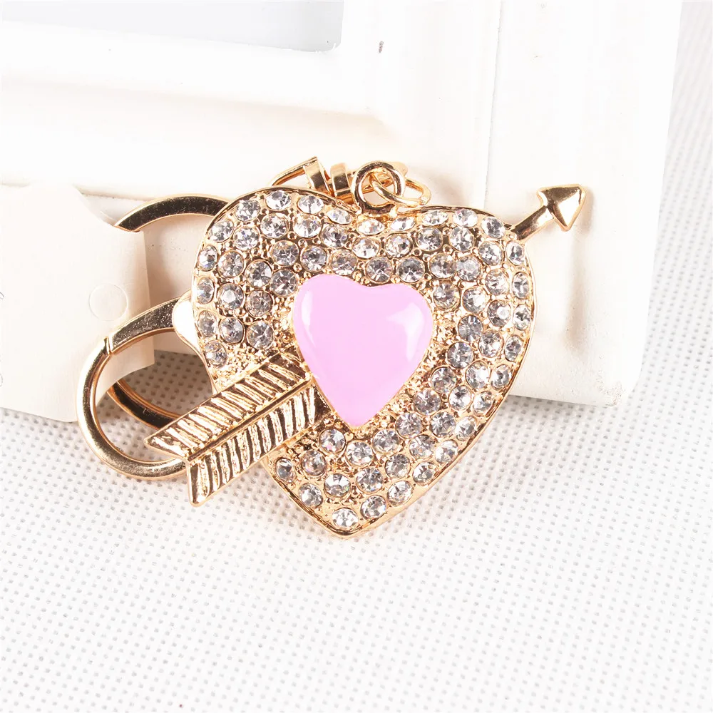 Arrow Pink Love Heart Charm New Cute Crystal Rhinestone Pendant Purse HandBag Key Ring Chain Favorite Exquisite Birthday Gift
Arrow Pink Love Heart Charm New Cute Crystal Rhinestone Pendant Purse HandBag Key Ring Chain Favorite Exquisite Birthday Gift