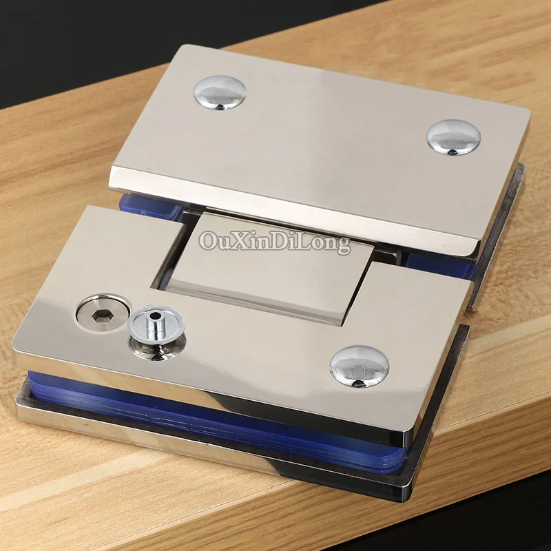 Durable 2PCS 304 Stainless Steel Casting Thicken Frameless Shower Glass Door Hinges 180° Glass to Glass Clamps Clips Chromed
Durable 2PCS 304 Stainless Steel Casting Thicken Frameless Shower Glass Door Hinges 180° Glass to Glass Clamps Clips Chromed