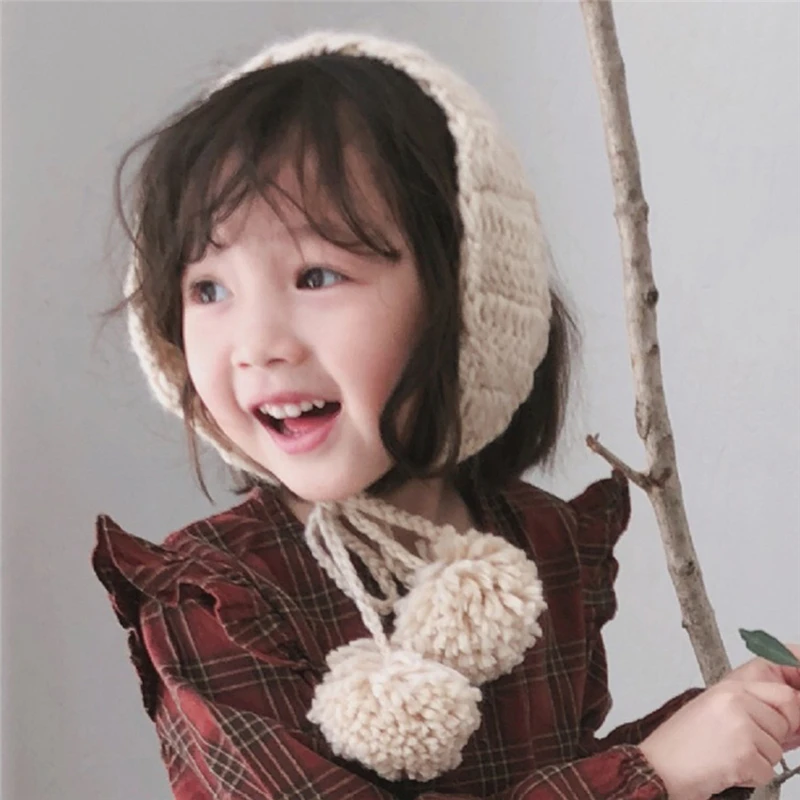 Cute Children Lovely Winter Warm Knitted Hat Cap Child Headband Ear Muffs Earmuffs For Girls Gift Lacing Hair Ball Ear Warmers
Cute Children Lovely Winter Warm Knitted Hat Cap Child Headband Ear Muffs Earmuffs For Girls Gift Lacing Hair Ball Ear Warmers