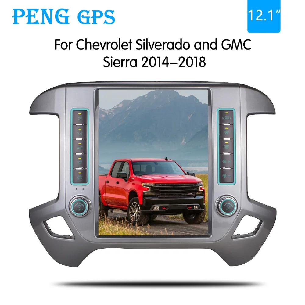 Android 8.1 12.1" Tesla style Vertical car radio For Chevrolet Silverado and GMC Sierra 2014-2018 navigation player no car dvd
Android 8.1 12.1" Tesla style Vertical car radio For Chevrolet Silverado and GMC Sierra 2014-2018 navigation player no car dvd