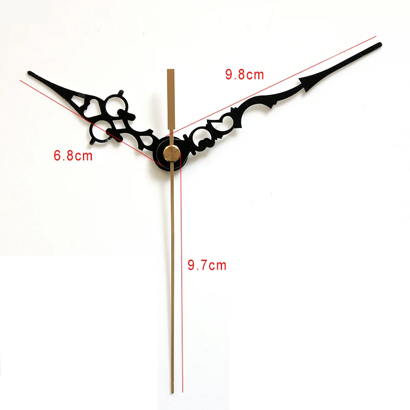 S Shaft Short Clock Hands 19#black (just hands) Metal Aluminum DIY Hands Quartz Clock Accessory High quality DIY Clock kits
S Shaft Short Clock Hands 19#black (just hands) Metal Aluminum DIY Hands Quartz Clock Accessory High quality DIY Clock kits