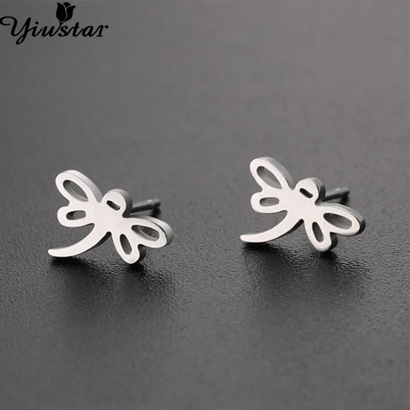 Yiustar Kids Earrings Origami Cute Dragonfly Stud Earrings for Women Children Girls Jewelry Black Stainless Steel Earing Brincos
Yiustar Kids Earrings Origami Cute Dragonfly Stud Earrings for Women Children Girls Jewelry Black Stainless Steel Earing Brincos
