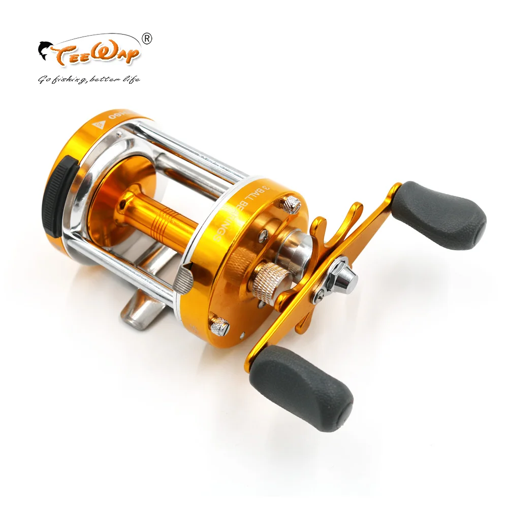 New Product Full Metal 2+1BB Ball Bearings Right Hand Drum Wheel Boat Sea Fishing Reel Horizontal CL60 Golden Color Fishing Reel
New Product Full Metal 2+1BB Ball Bearings Right Hand Drum Wheel Boat Sea Fishing Reel Horizontal CL60 Golden Color Fishing Reel