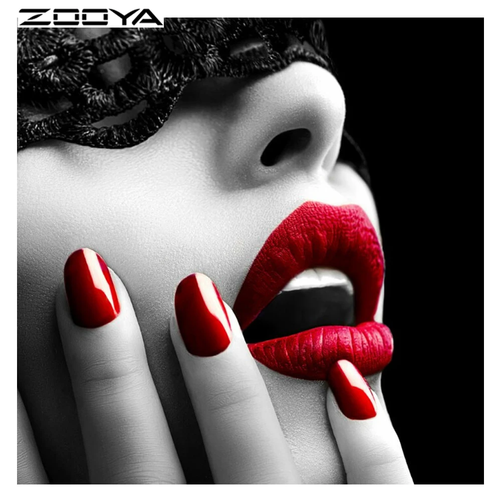 ZOOYA портрет девушка сделай сам Алмазная вышивка крестиком Кубик Рубика дрель